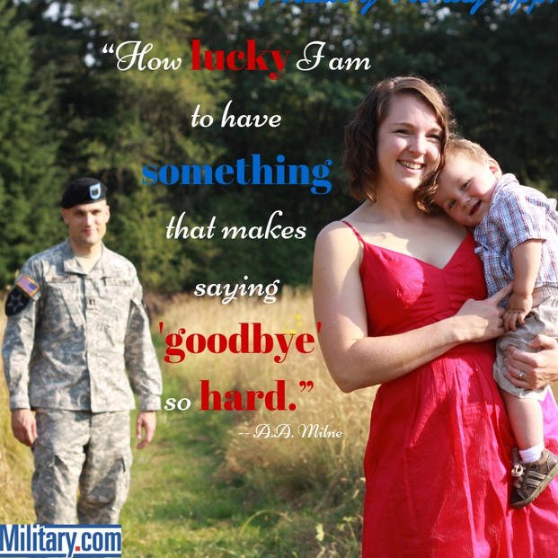 Military Family Appreciation Quote: "How Lucky I Am" | Military.com